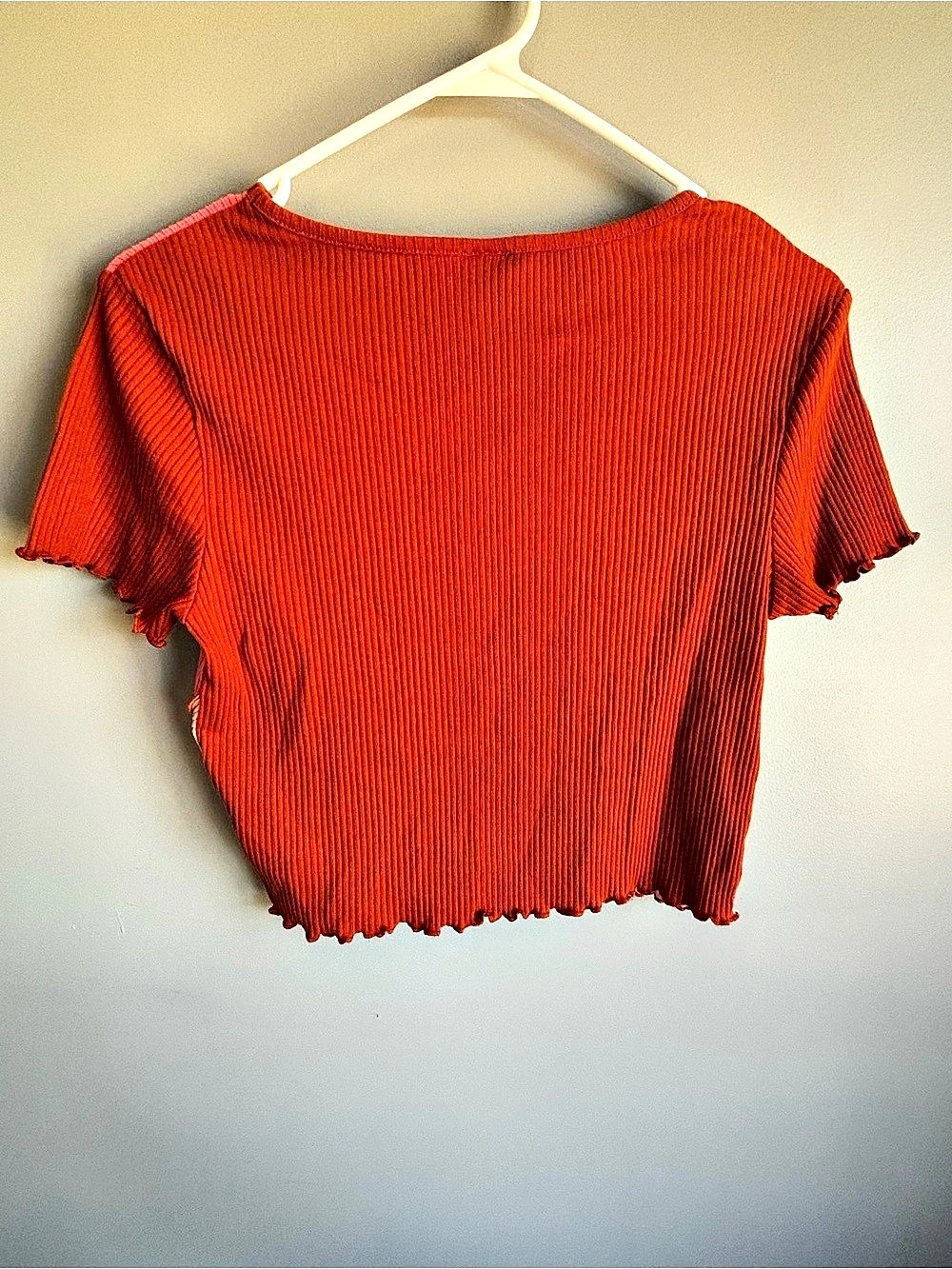 wild fable Color Block Ribbed Crop Top - Picture 2 of 5